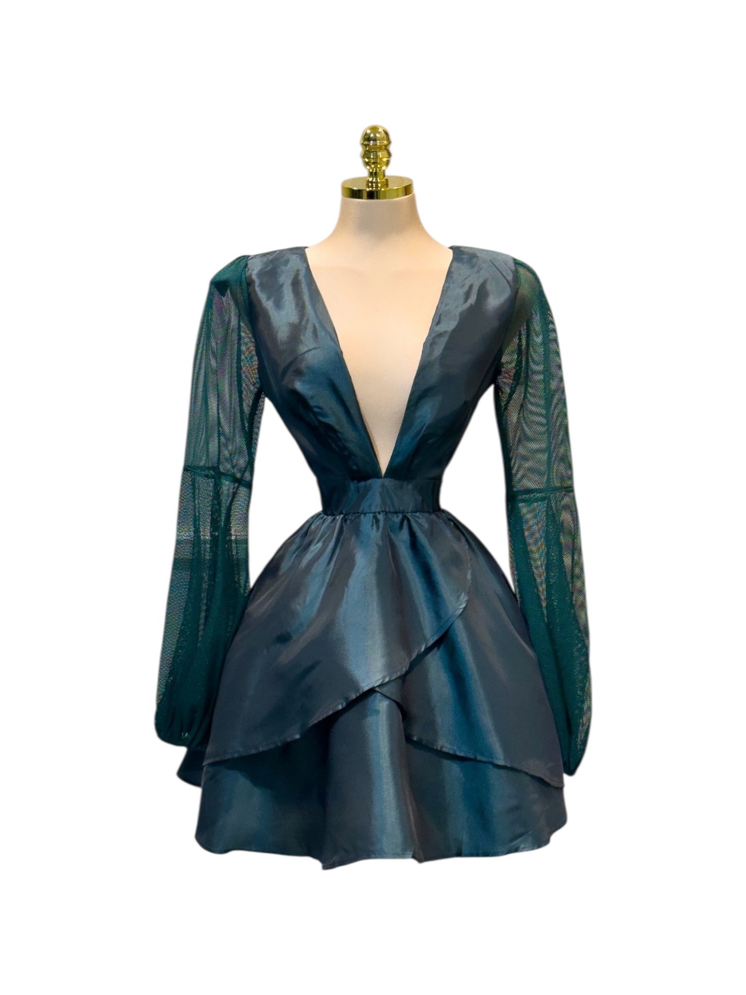 Vestido Verde Corto - Image 2