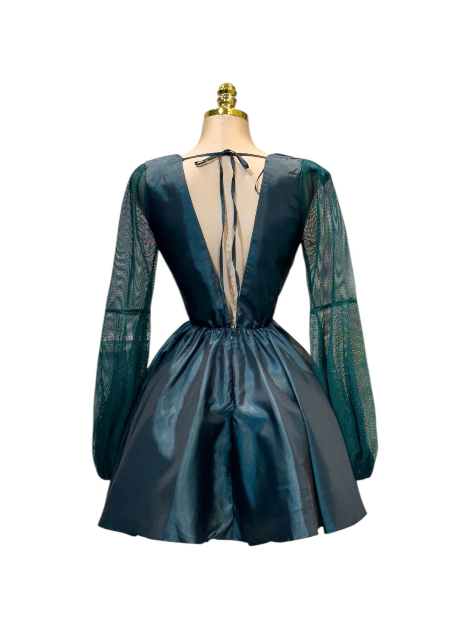 Vestido Verde Corto - Image 3