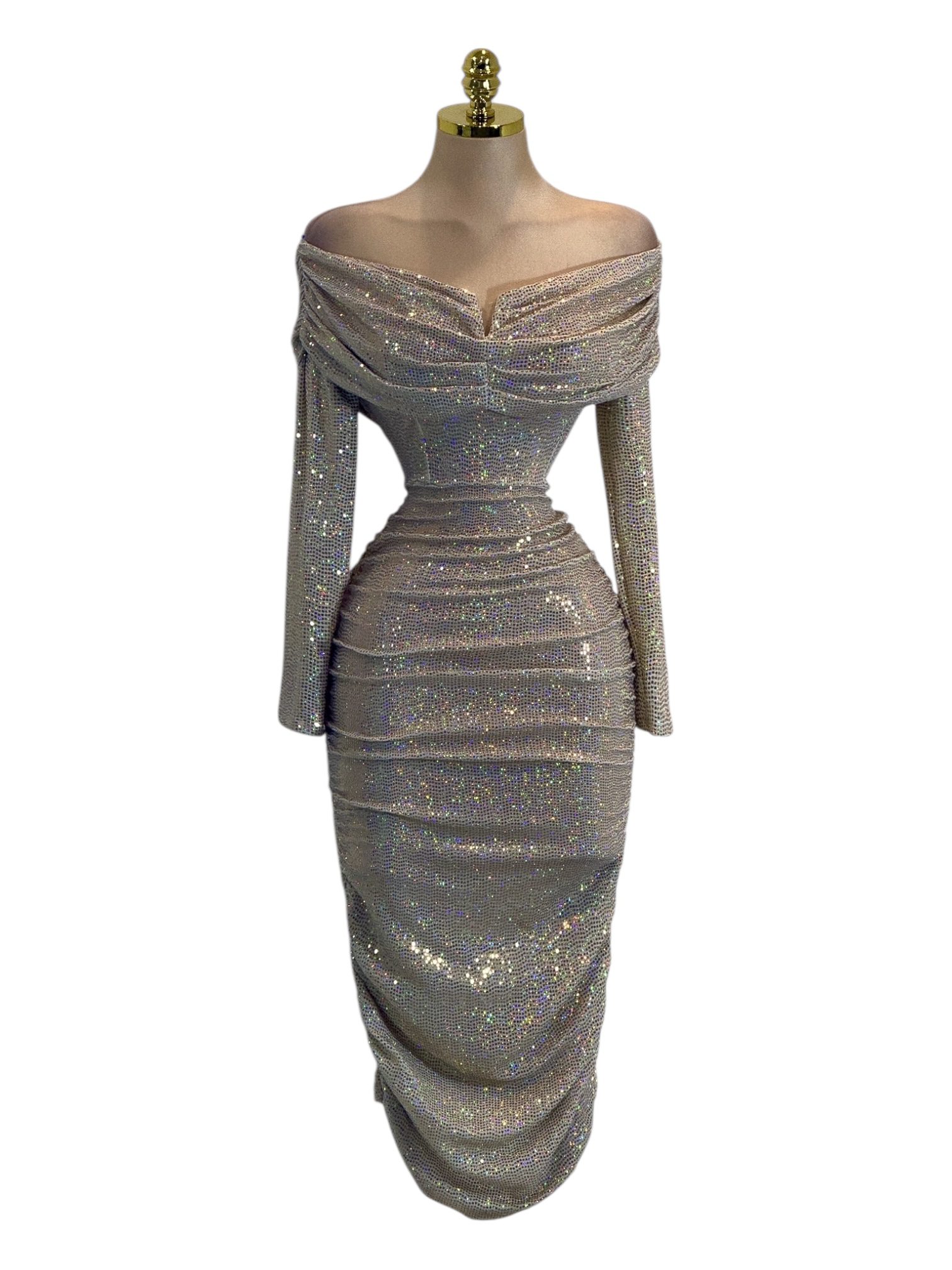 Vestido Blanco Tornasol - Image 3