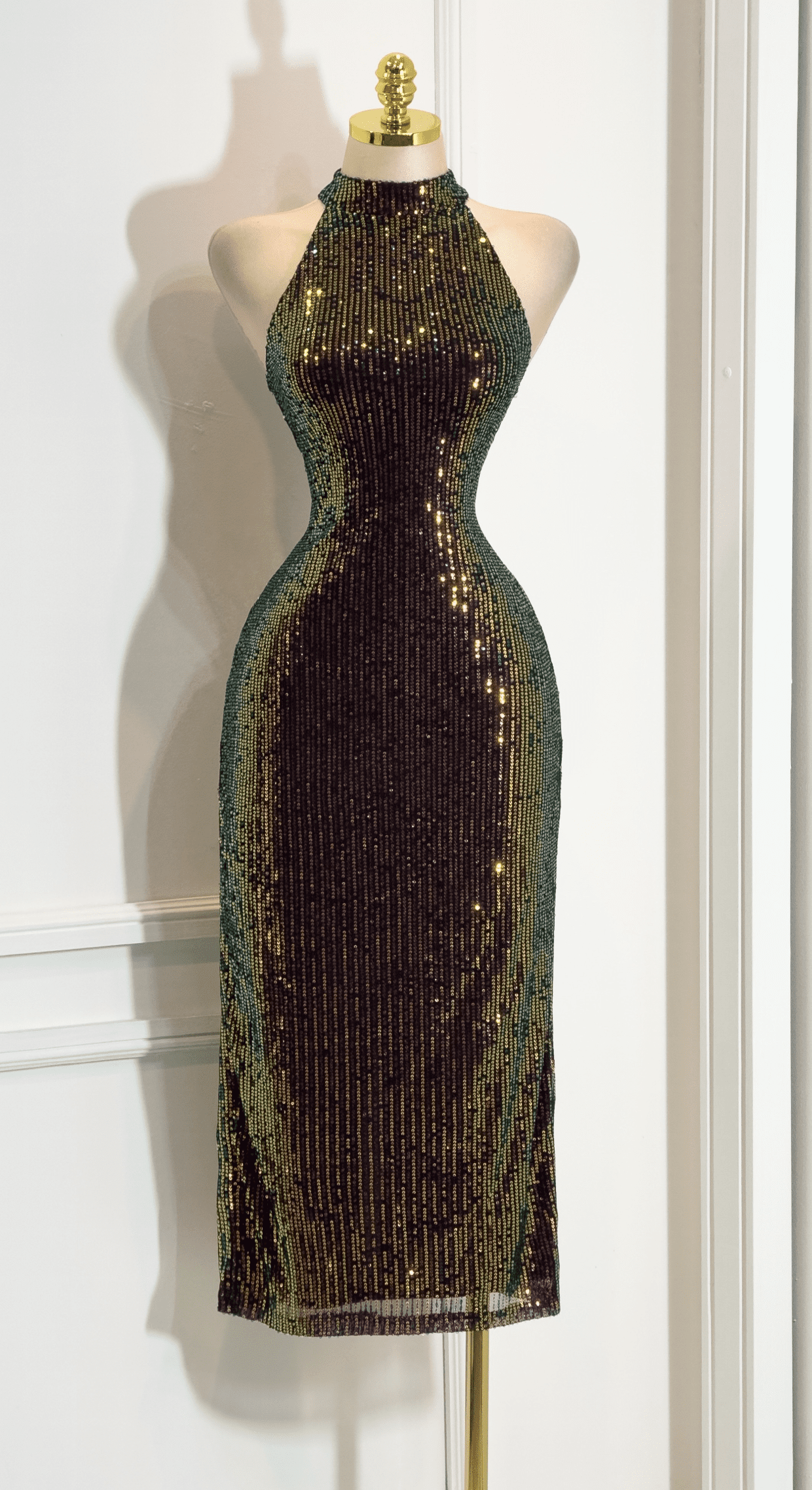 Vestido Multicolor De Lentejuela - Image 4