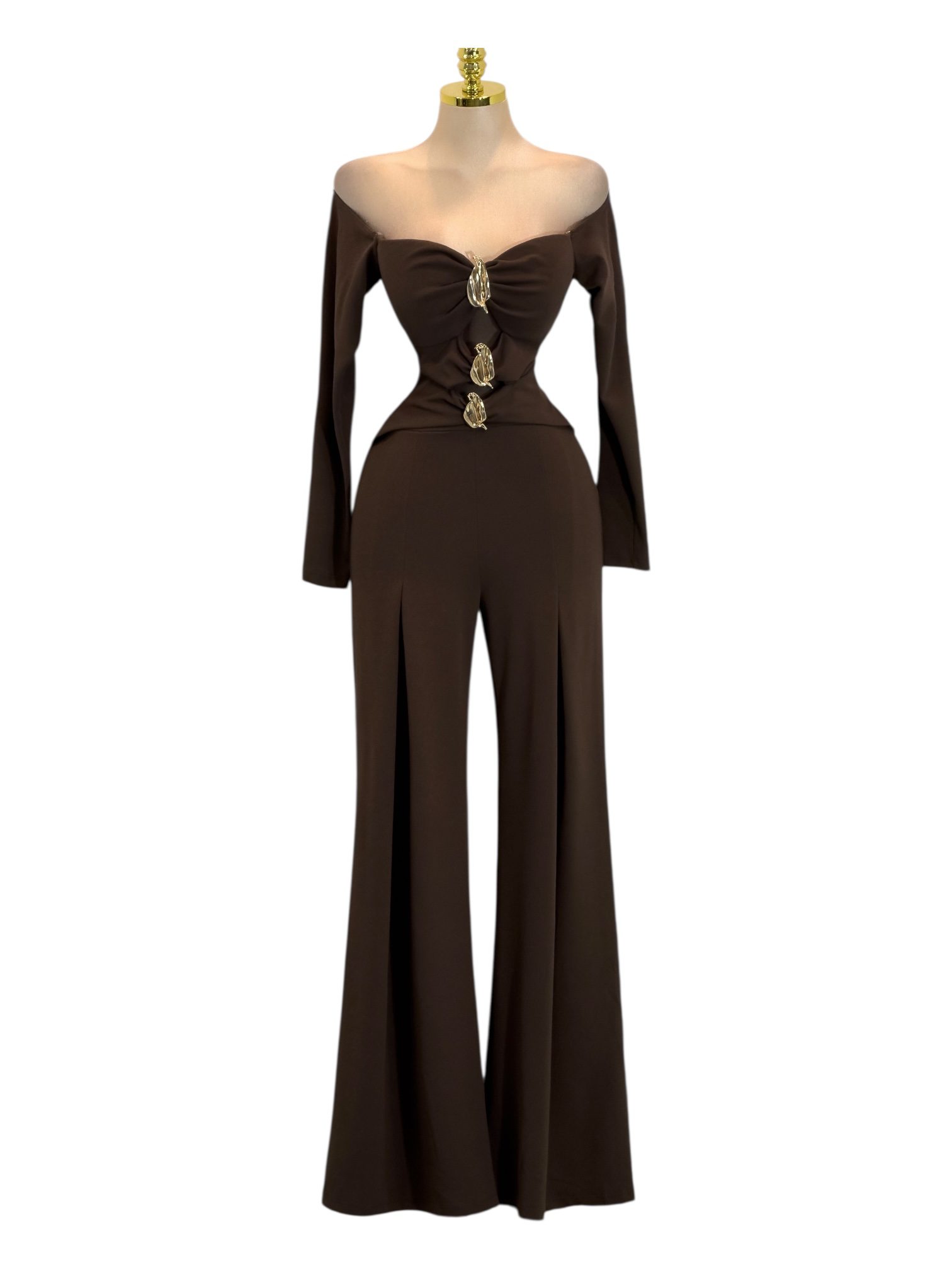 Palazzo Largo Café Con Apliques Metálicos Frontales - Image 2