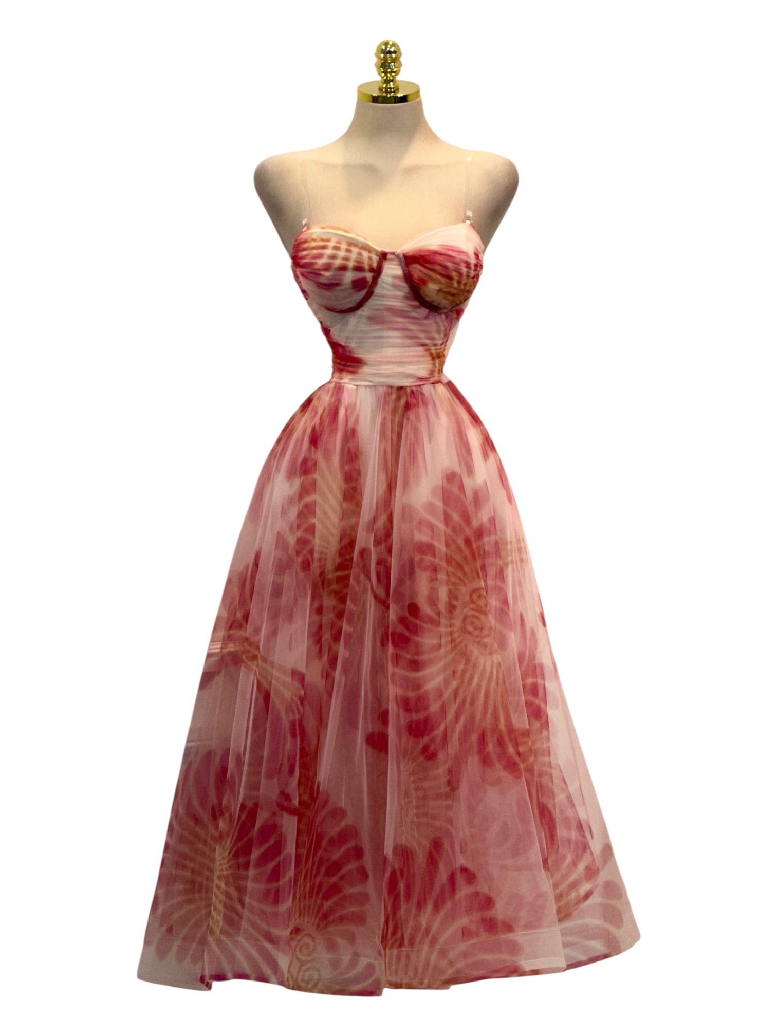 Vestido Multicolor De Tul - Image 2