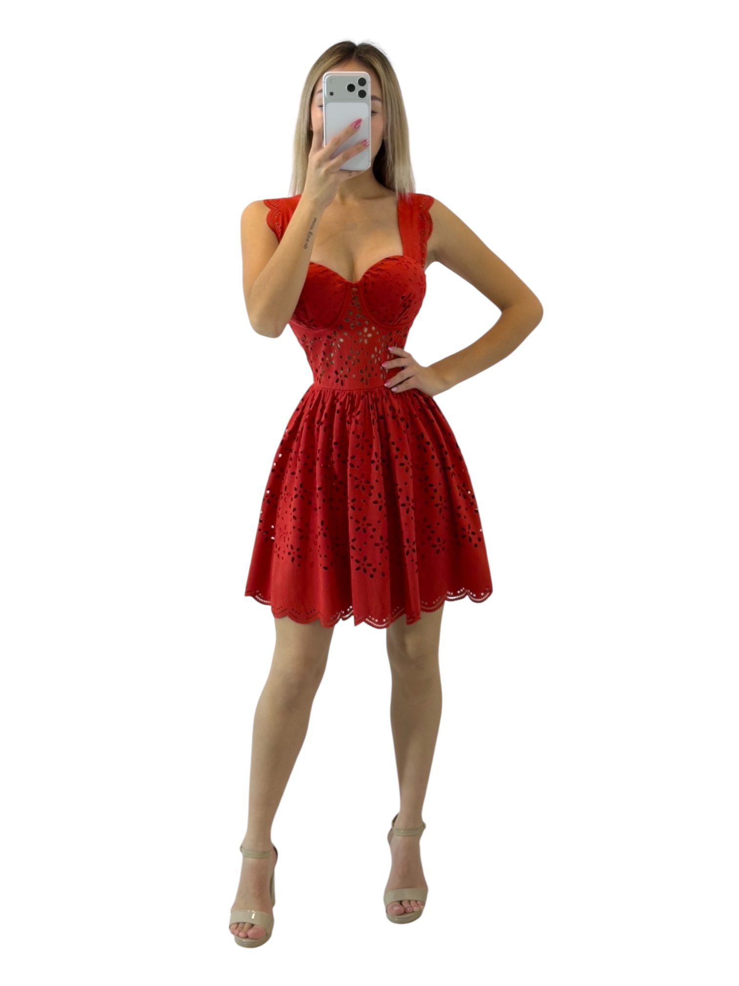 Vestido Rojo Corto - Image 3