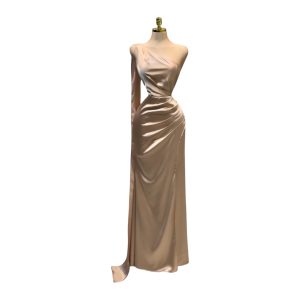 Vestido Champagne Satin