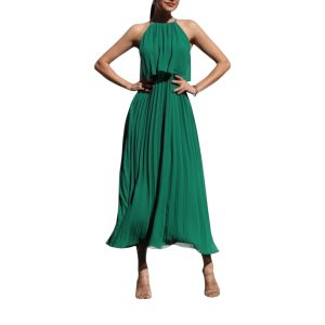 Vestido Verde Plisado