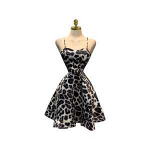 Vestido Corto Animal Print