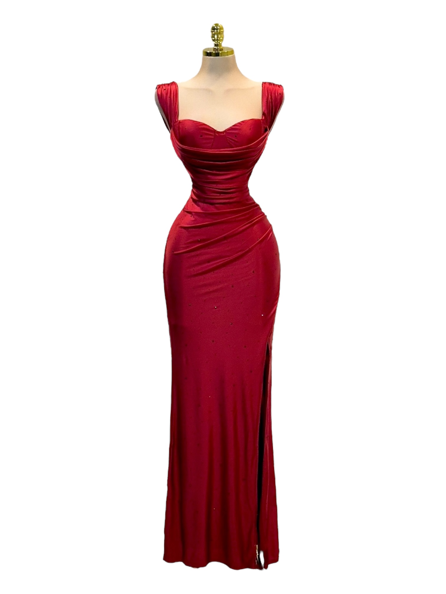 Vestido Rojo Piedras - Image 2