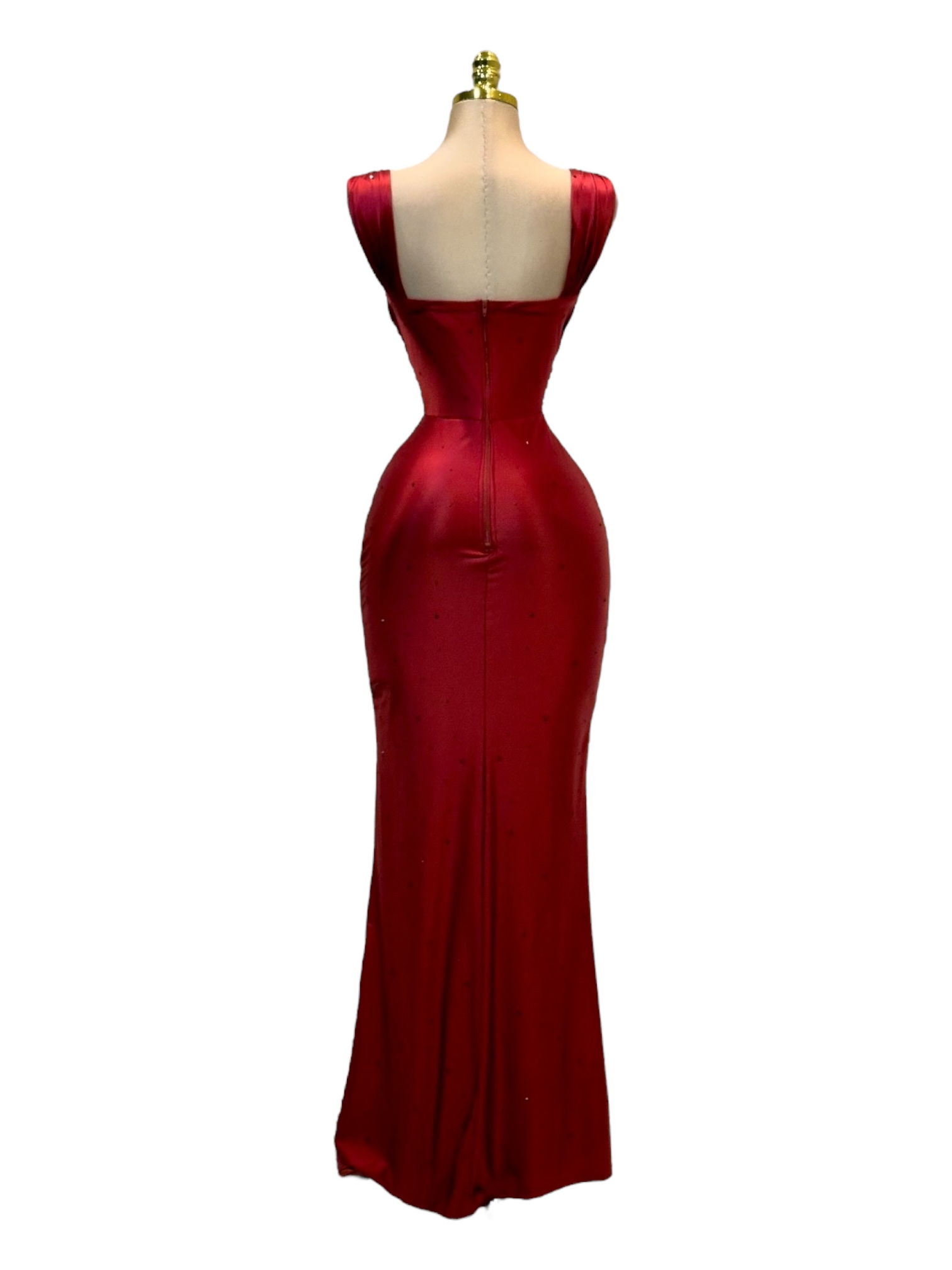 Vestido Rojo Piedras - Image 3