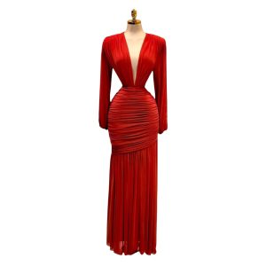 Vestido Rojo Mesh