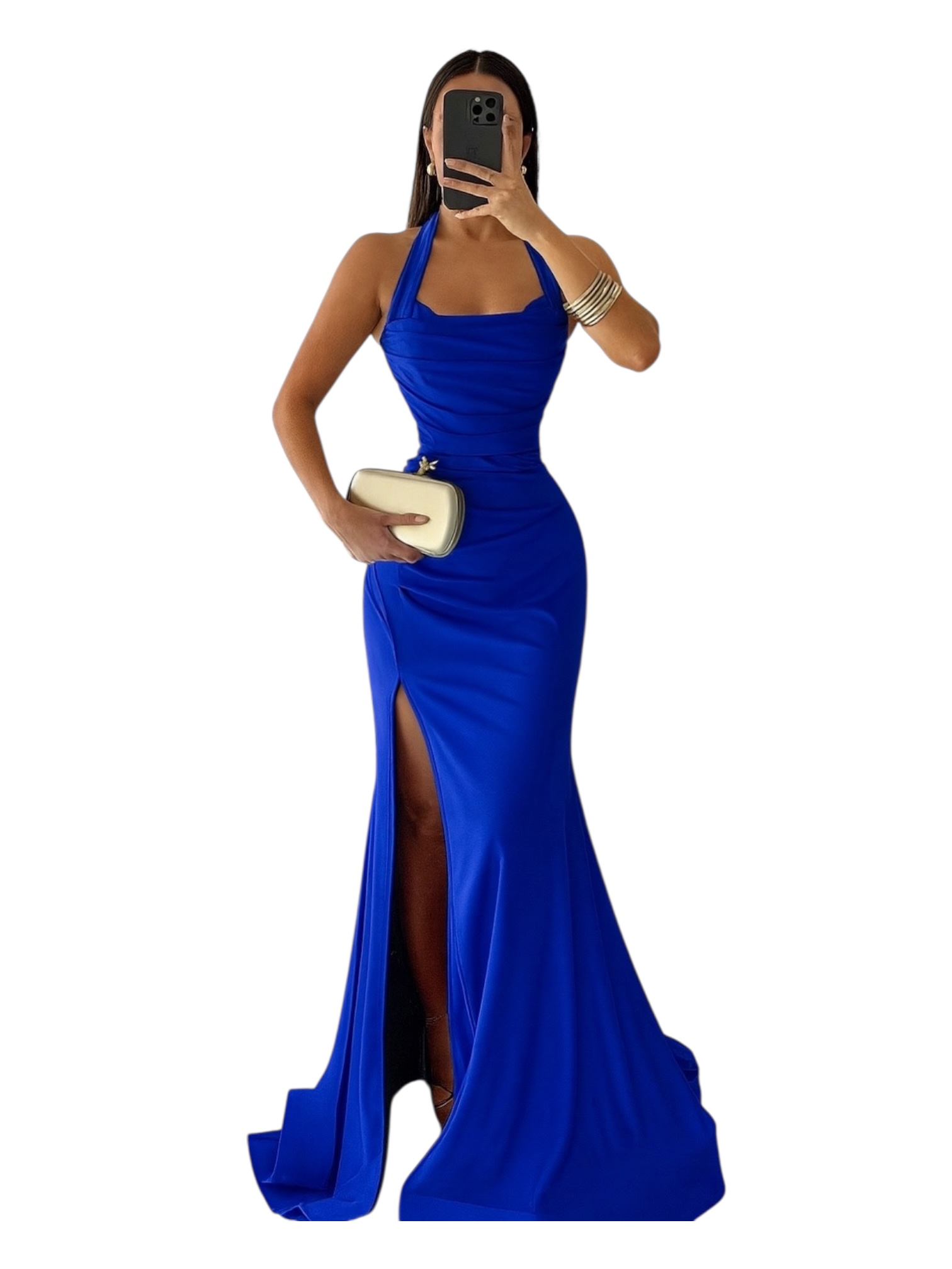 Vestido Azul Royal Largo - Image 2