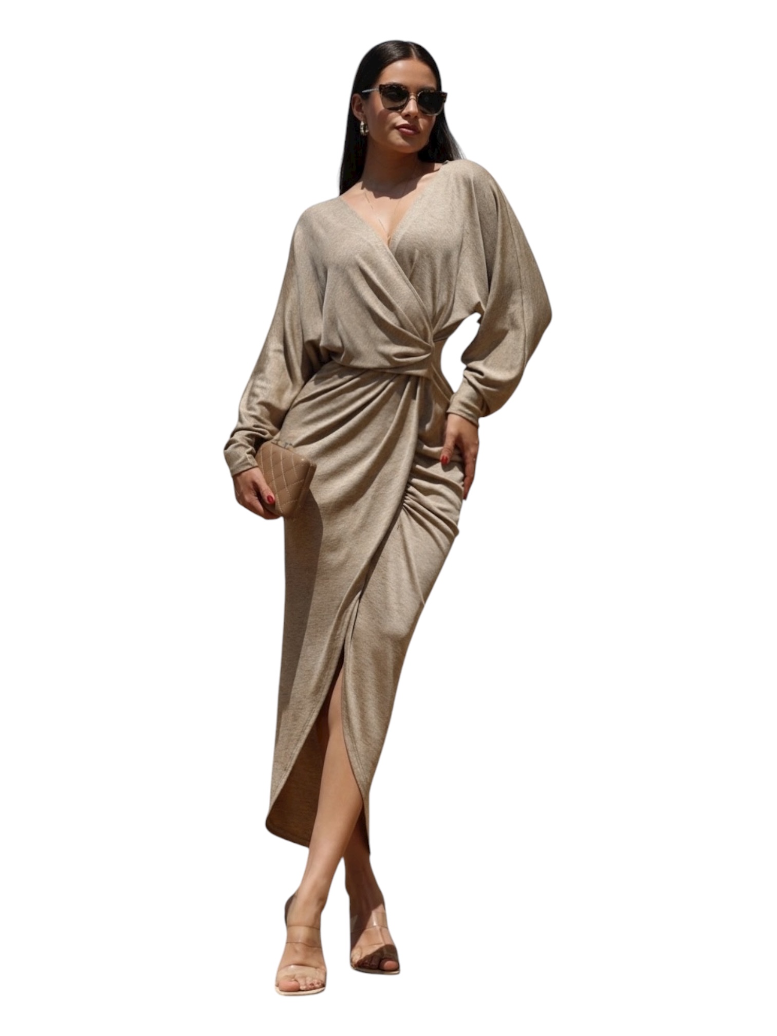 Vestido Color Arena - Image 2