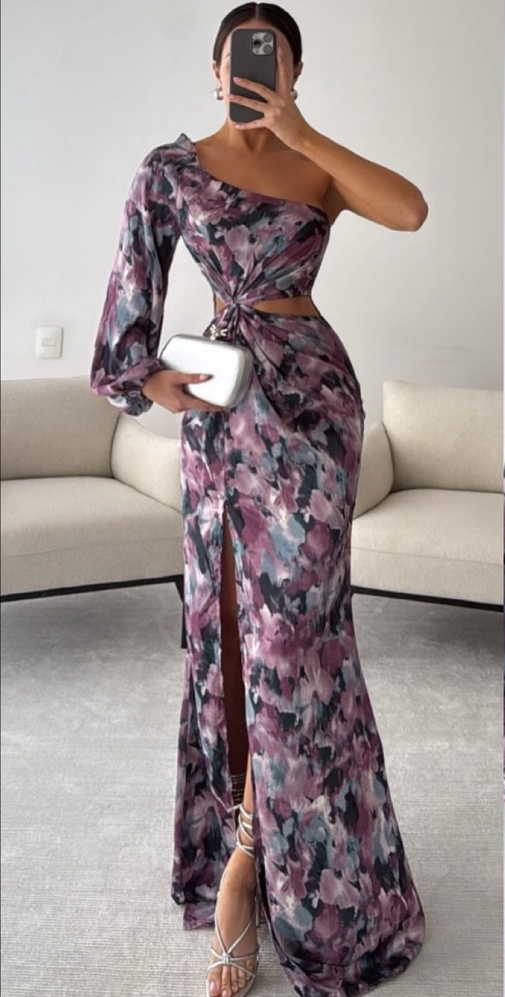 Vestido Multi De Satin - Image 4