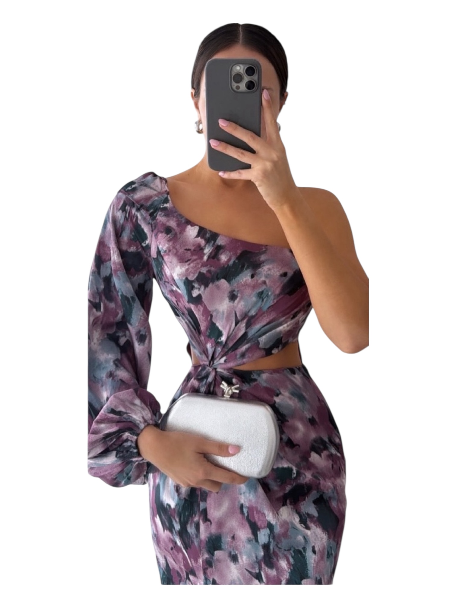 Vestido Multi De Satin - Image 3