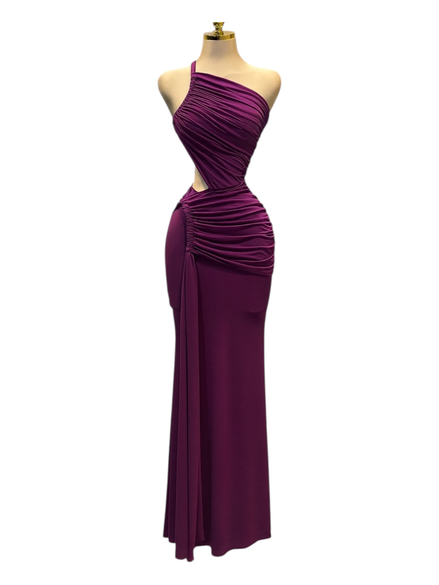 Vestido Color Magenta De Licra - Image 2