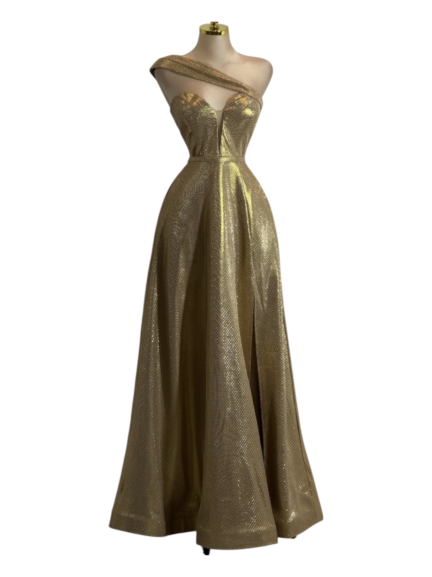 Vestido Dorado Brilloso - Image 3