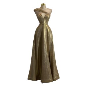 Vestido Dorado Brilloso