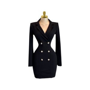 Vestido Blazer Negro Corto