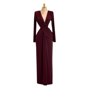 Vestido Vino De Licra